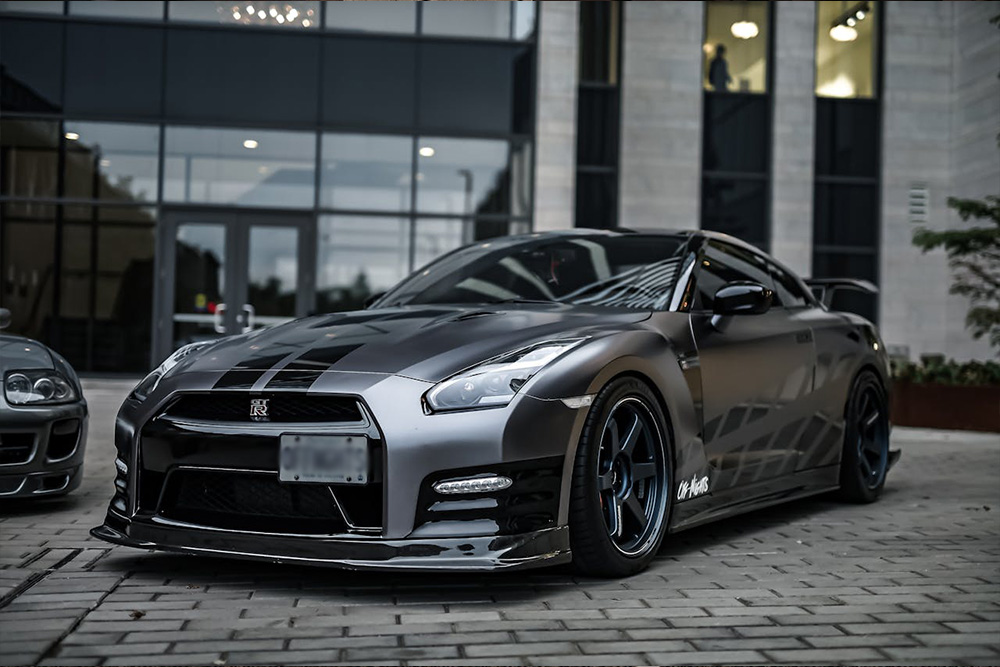 Grey R35 GTR