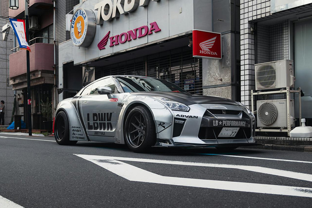 Modified Nissan GTR