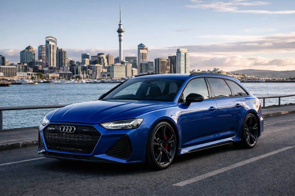 Audi RS that has undergone tuning and maintenance in Auckland